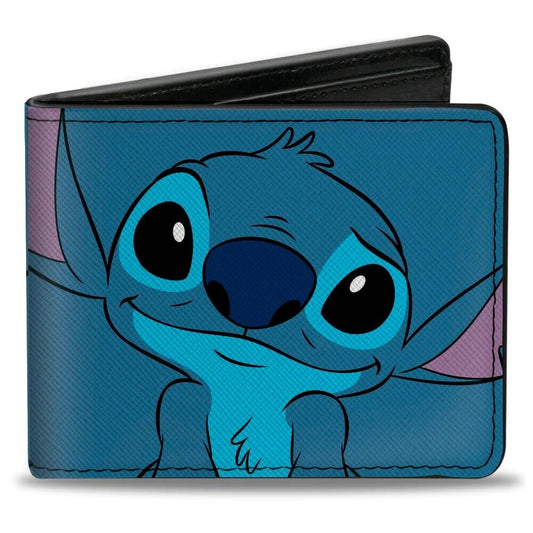 Lilo & Stitch Stitch Smiling Pose Bi-Fold Wallet