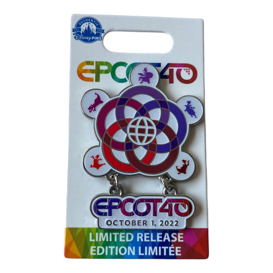 Epcot Figment 40th Anniversary Pin - Limited Release