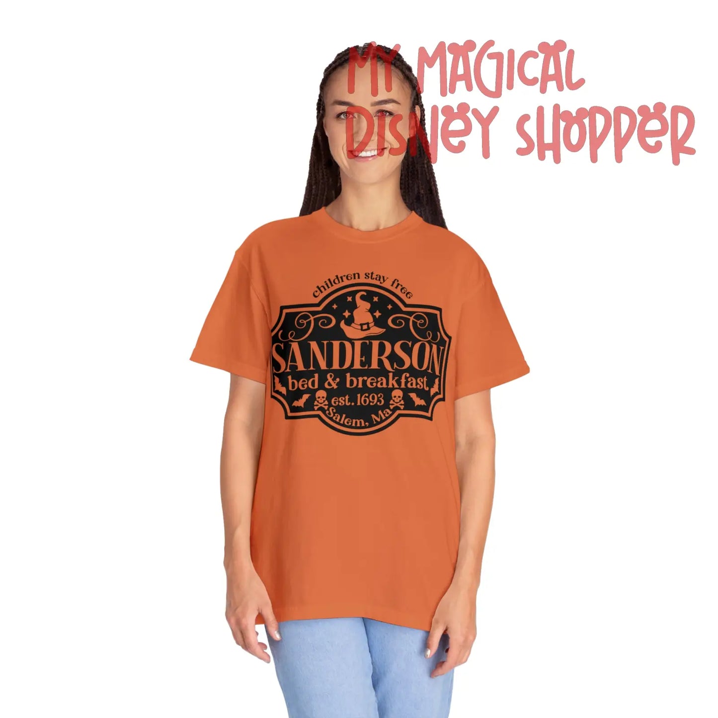 Sanderson Sisters Bed and Breakfast Unisex Garment-Dyed T-shirt
