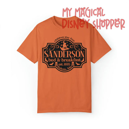 Sanderson Sisters Bed and Breakfast Unisex Garment-Dyed T-shirt