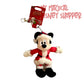 Santa Mickey Plush Keychain 🎅🐭✨🎄