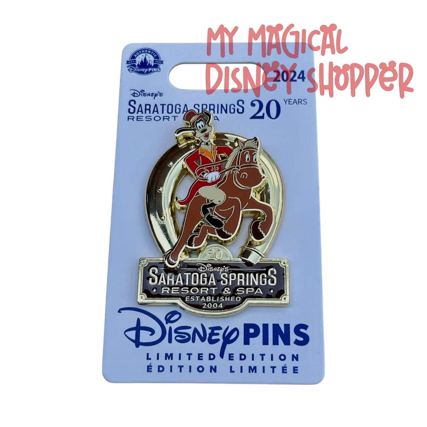 Saratoga Springs 20th Anniversary Limited Edition Pin