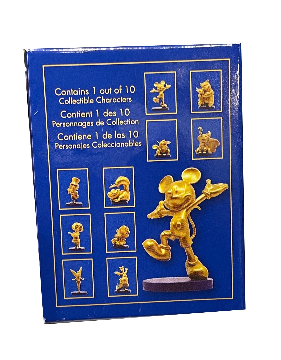 50th Gold Disney Character Figurines - 50th Anniversary