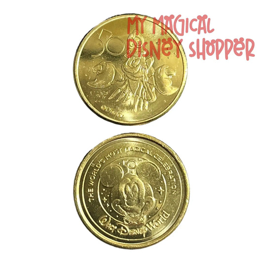 Sebastian Walt Disney World 50th Gold Medallion