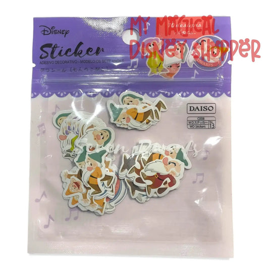 Seven Dwarfs Mini Stickers - 60 Pieces
