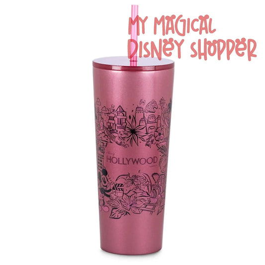 Shimmering Pink Disney’s Hollywood Studios Starbucks Tumbler