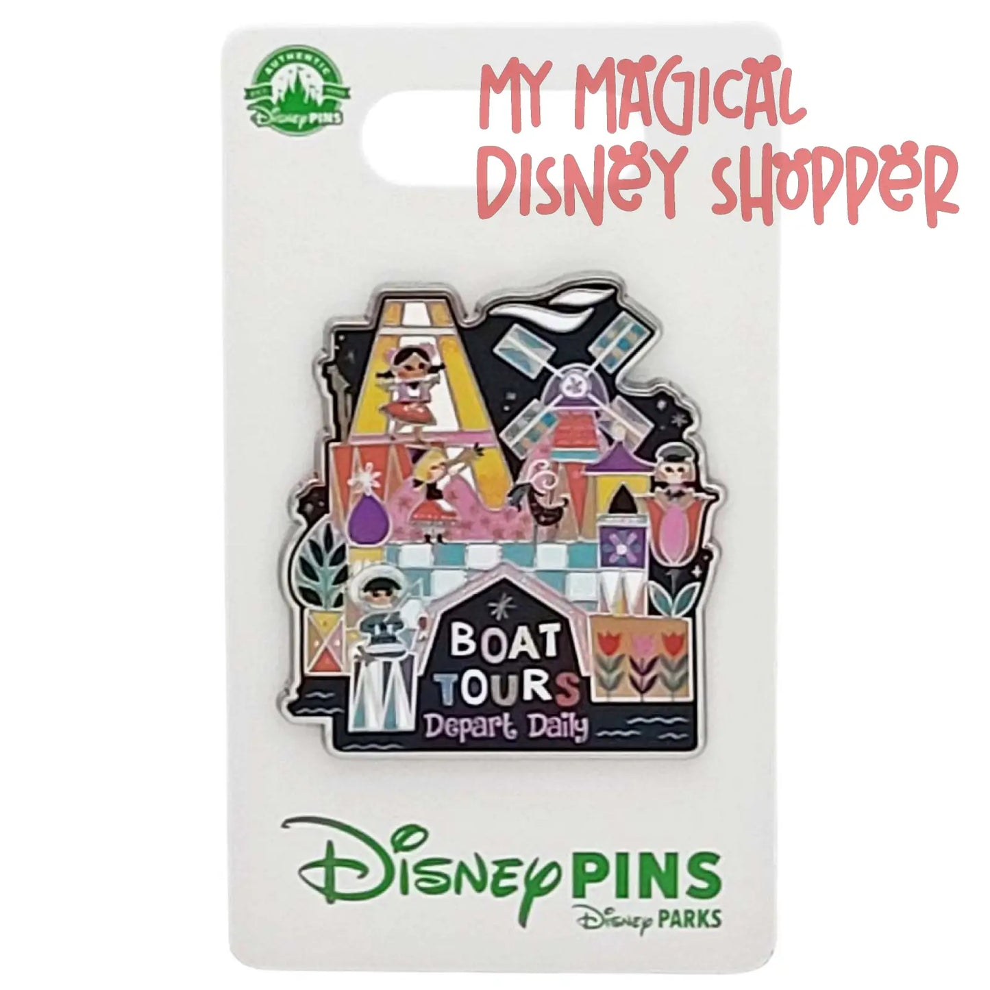 Disney Parks It's A Small World Boat Tours Depart Daily Pin