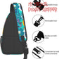 Sling Bag,Stitch Crossbody Sling Backpack Travel Hiking Chest Bag Daypack for Purses Shoulder Bag Women Men's