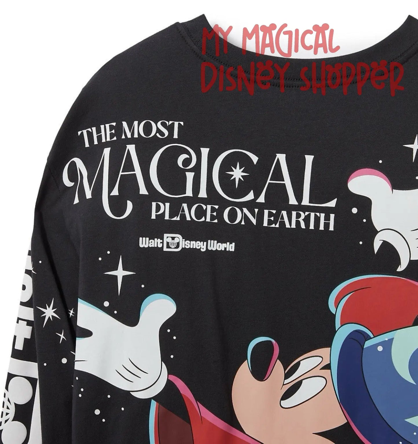 Sorcerer Mickey Long Sleeve Shirt - Unisex Size Small