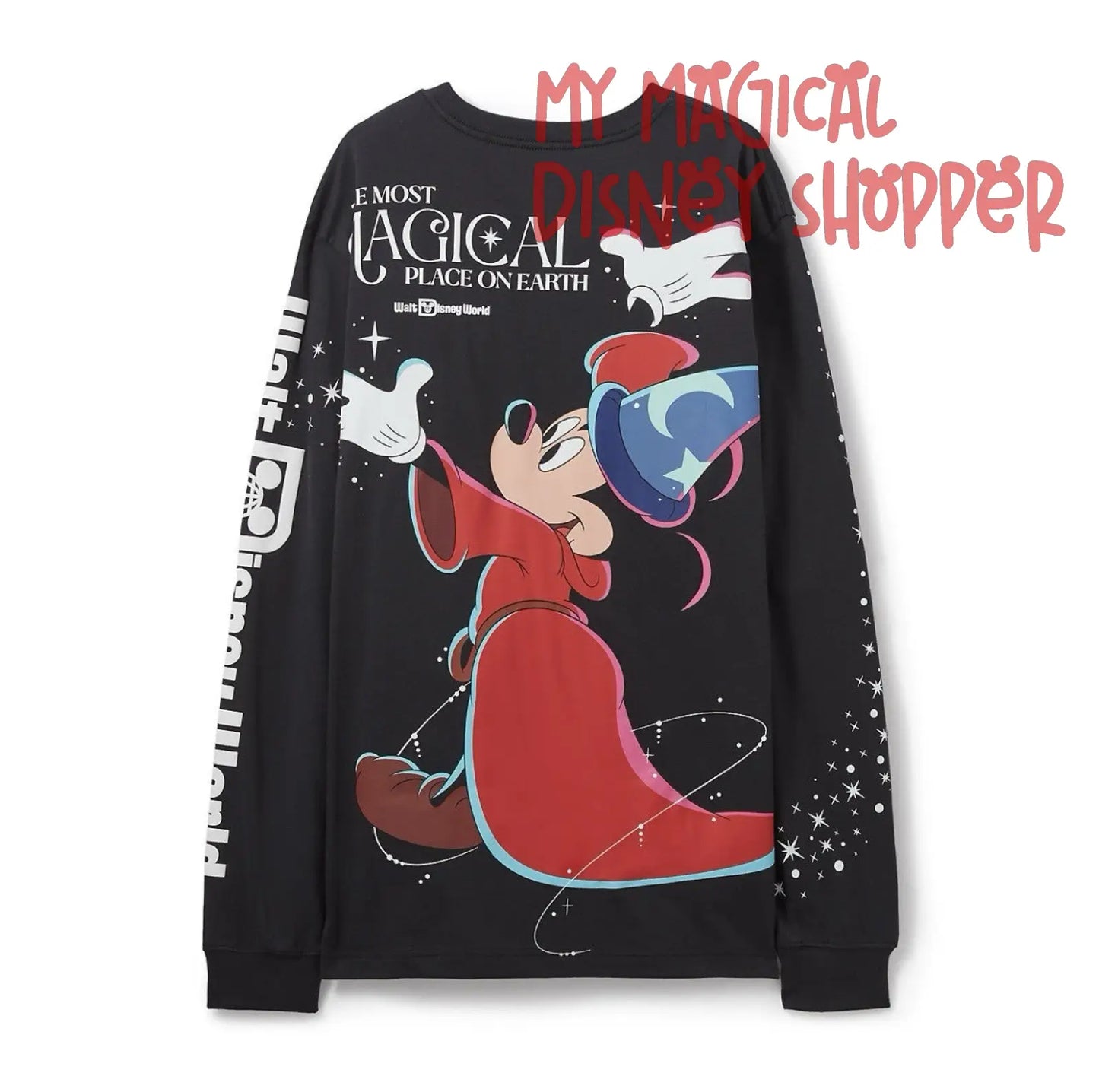 Sorcerer Mickey Long Sleeve Shirt - Unisex Size Small