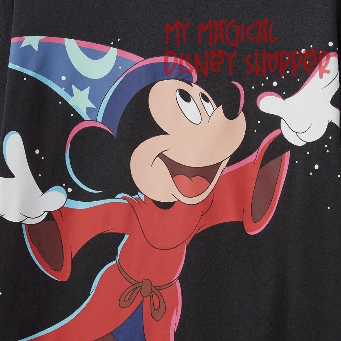 Sorcerer Mickey Long Sleeve Shirt - Unisex Size Small