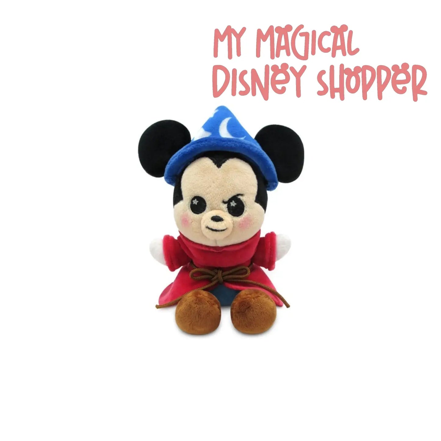 Sorcerer Mickey Mouse Disney Parks Wishables Plush – Fantasmic! – Micro 5'' – Limited Release