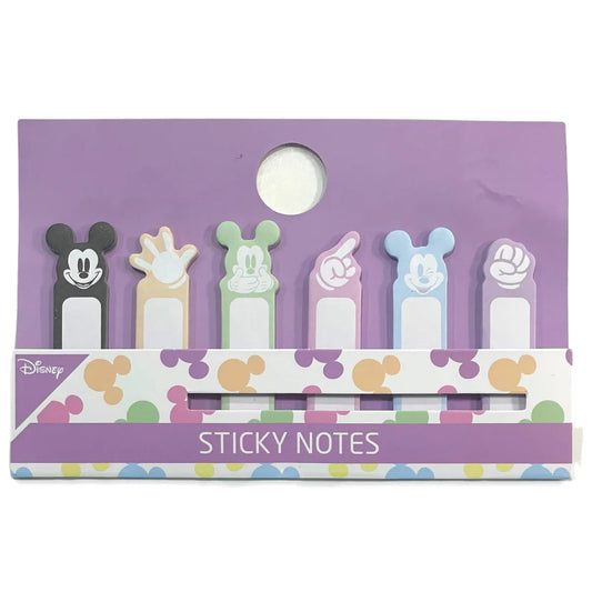 Mickey Mouse Sticky Note Pad Reminder Stationary Stickers Tabs