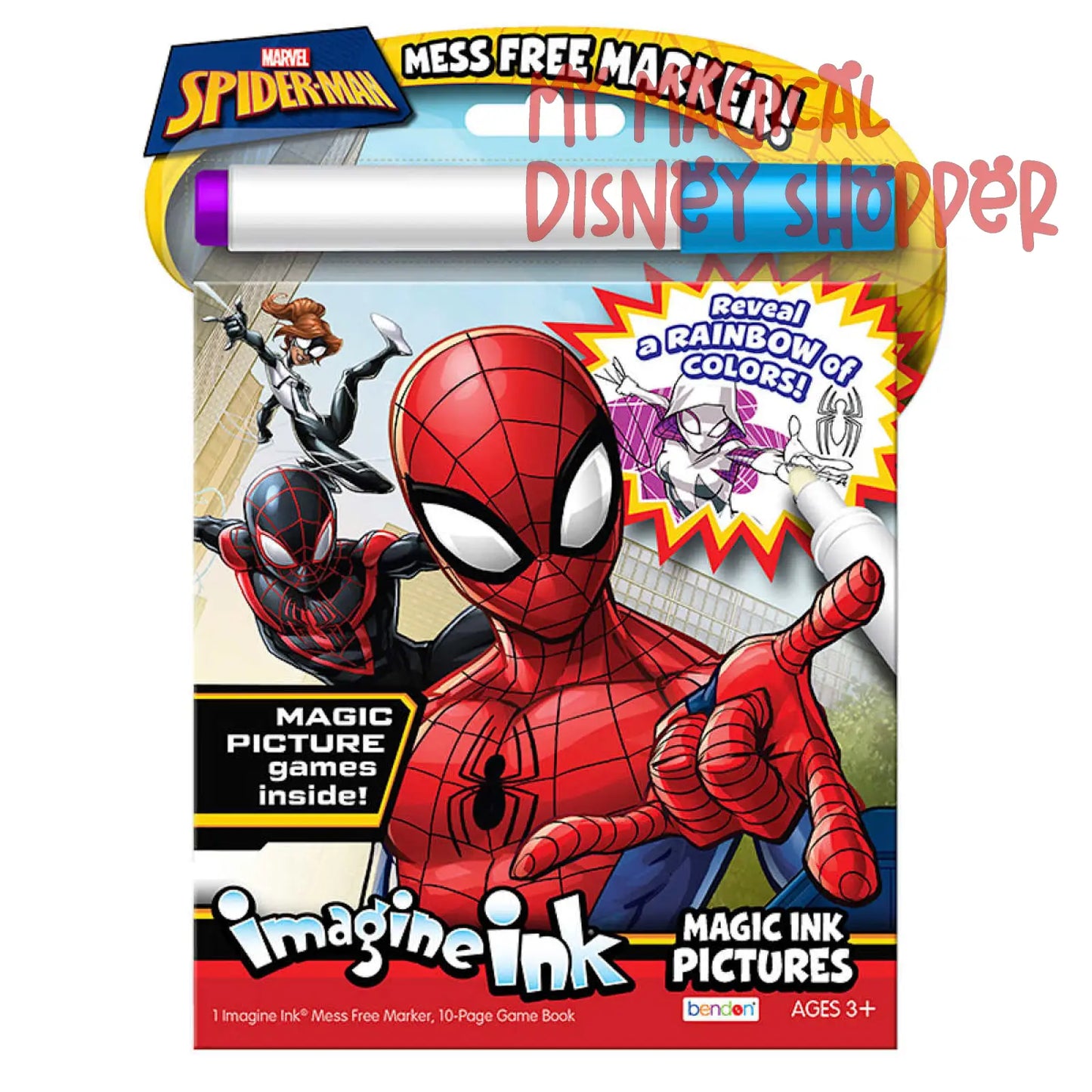 Spider-Man Imagine Ink Coloring Book
