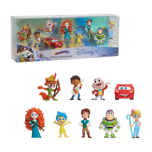 Disney100 Years of Spirited Adventures Collection – 8-Figure Pack (Limited Edition)