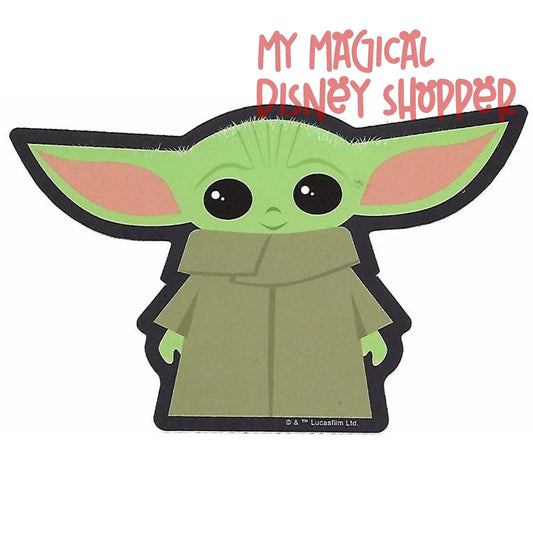 Standing Baby Yoda Star Wars Disney Window Sticker