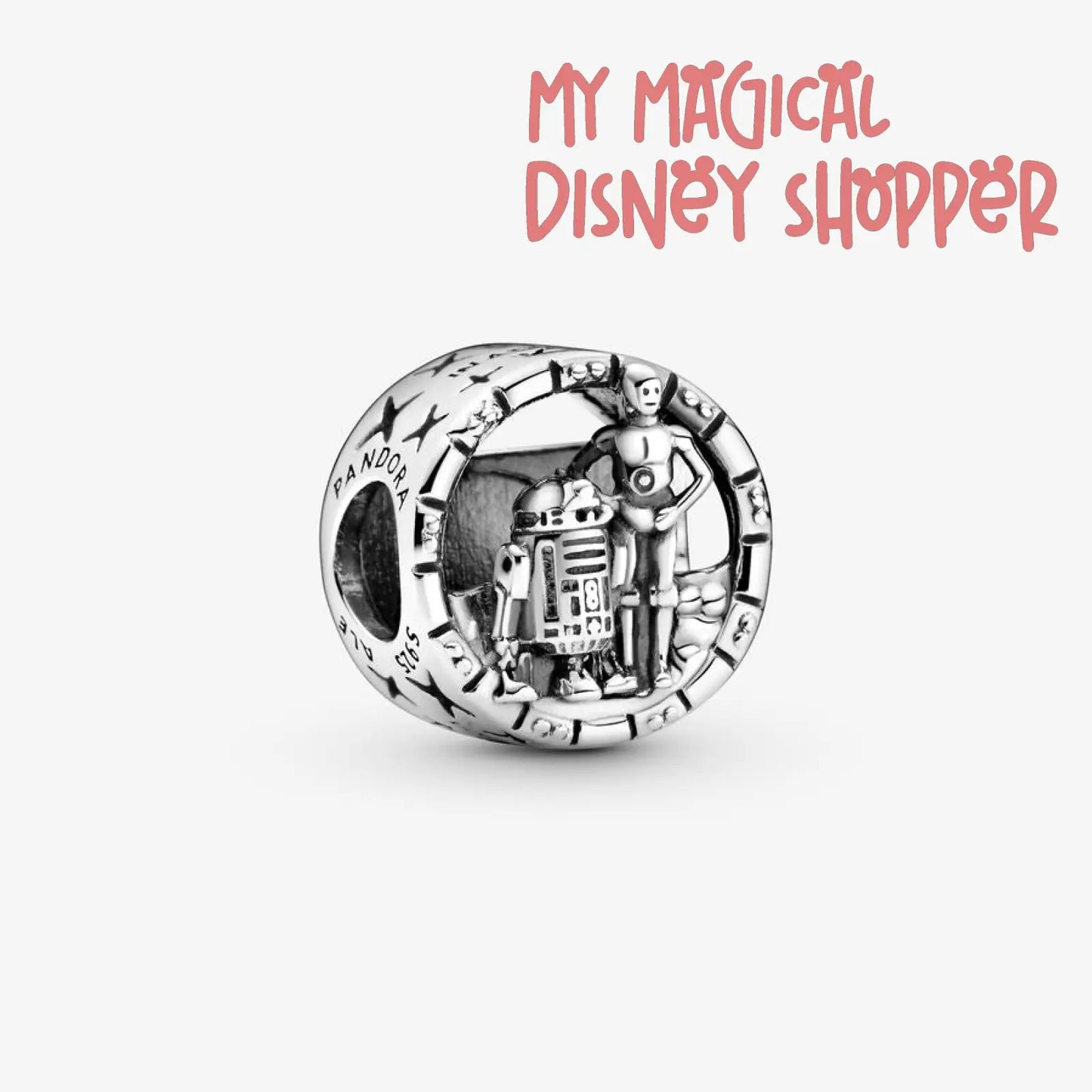 Star Wars C-3PO and R2-D2 Openwork Charm