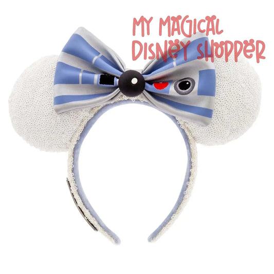 Star Wars R2-D2 Beep Boop Loungefly Disney Minnie Ear Headband