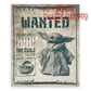 Star Wars - The Mandalorian - The Child - Wanted Poster Disney Puzzle