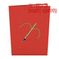 Star Wars Yoda Cupid Pop-Up Card