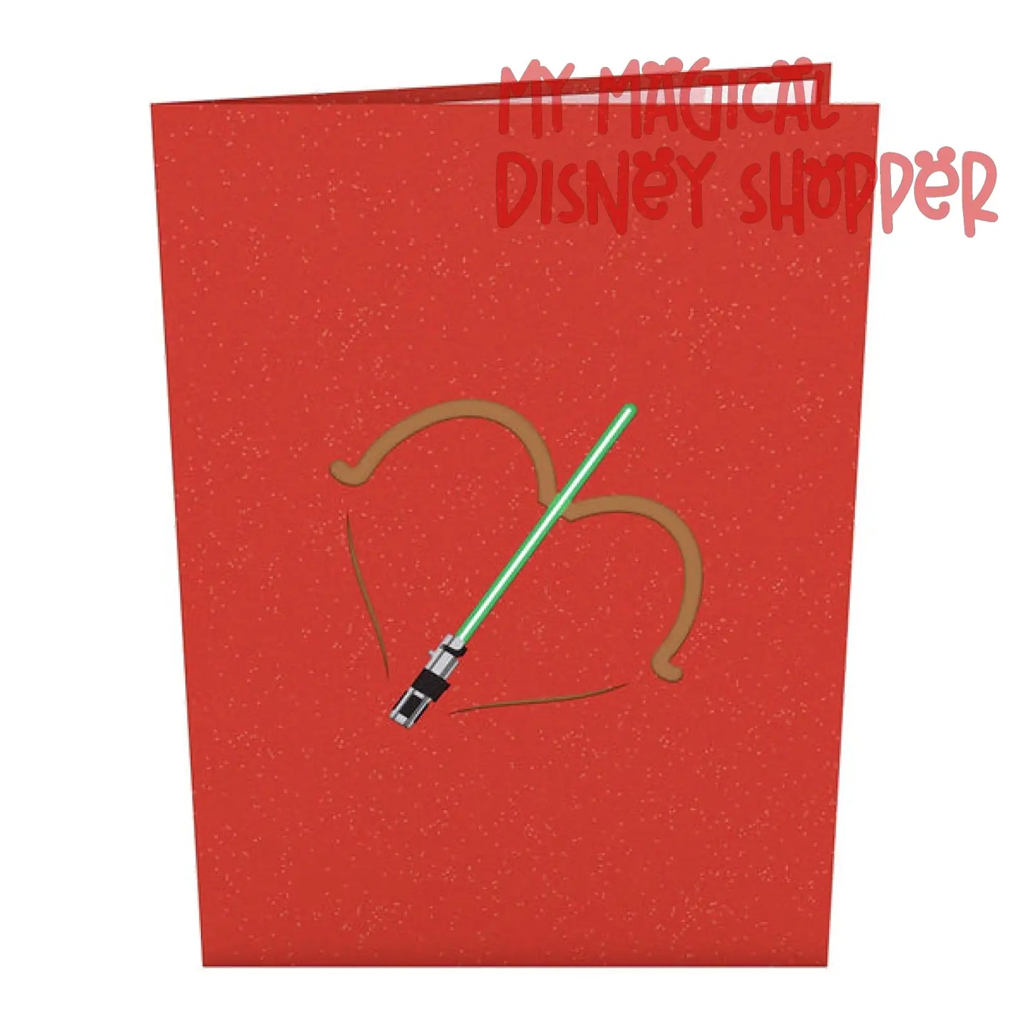Star Wars Yoda Cupid Pop-Up Card