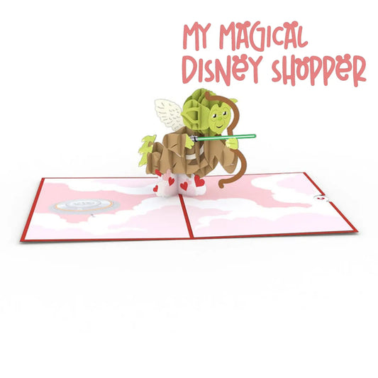 Star Wars Yoda Cupid Pop-Up Card