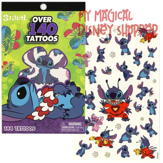 Stitch 4 Sheet Tattoo Book - 140 Tattoos