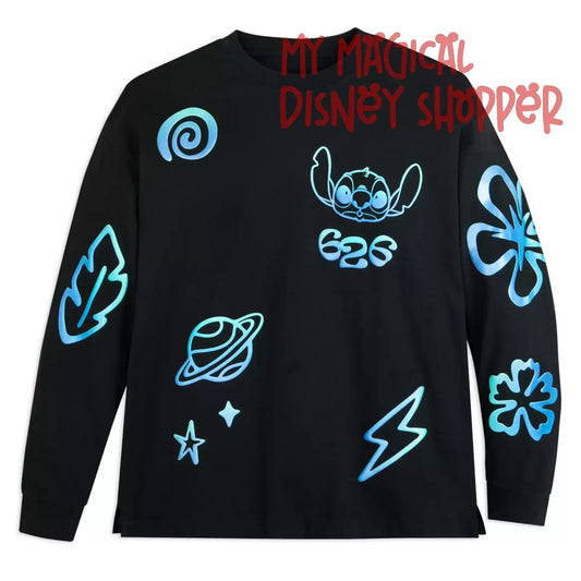 Stitch 626 Long Sleeve T-Shirt for Adults - Size 2XL