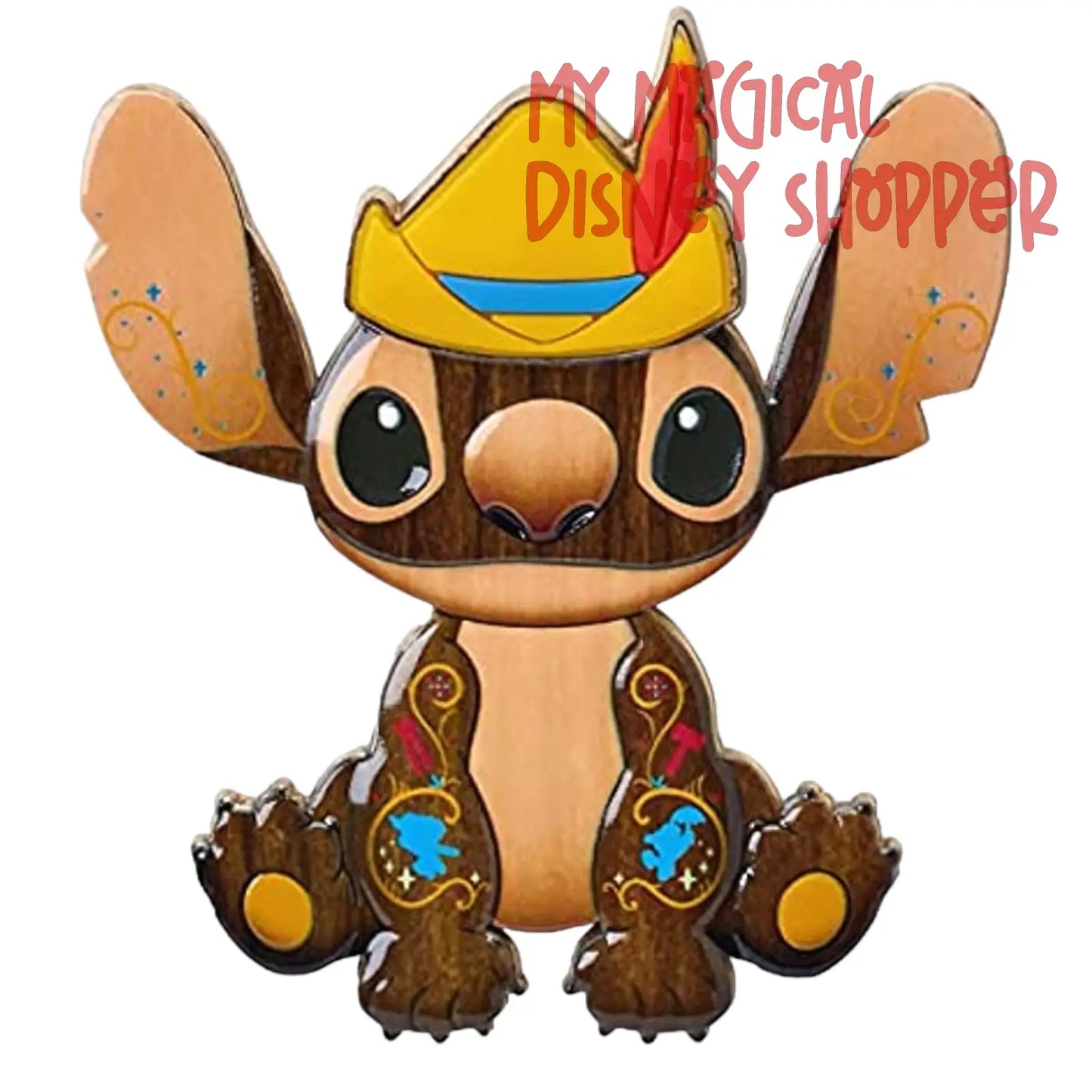 Stitch Crashes Disney 5/12 Pinocchio Pin