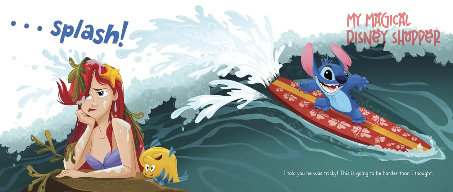 Stitch Crashes Disney Hardcover Picture Book