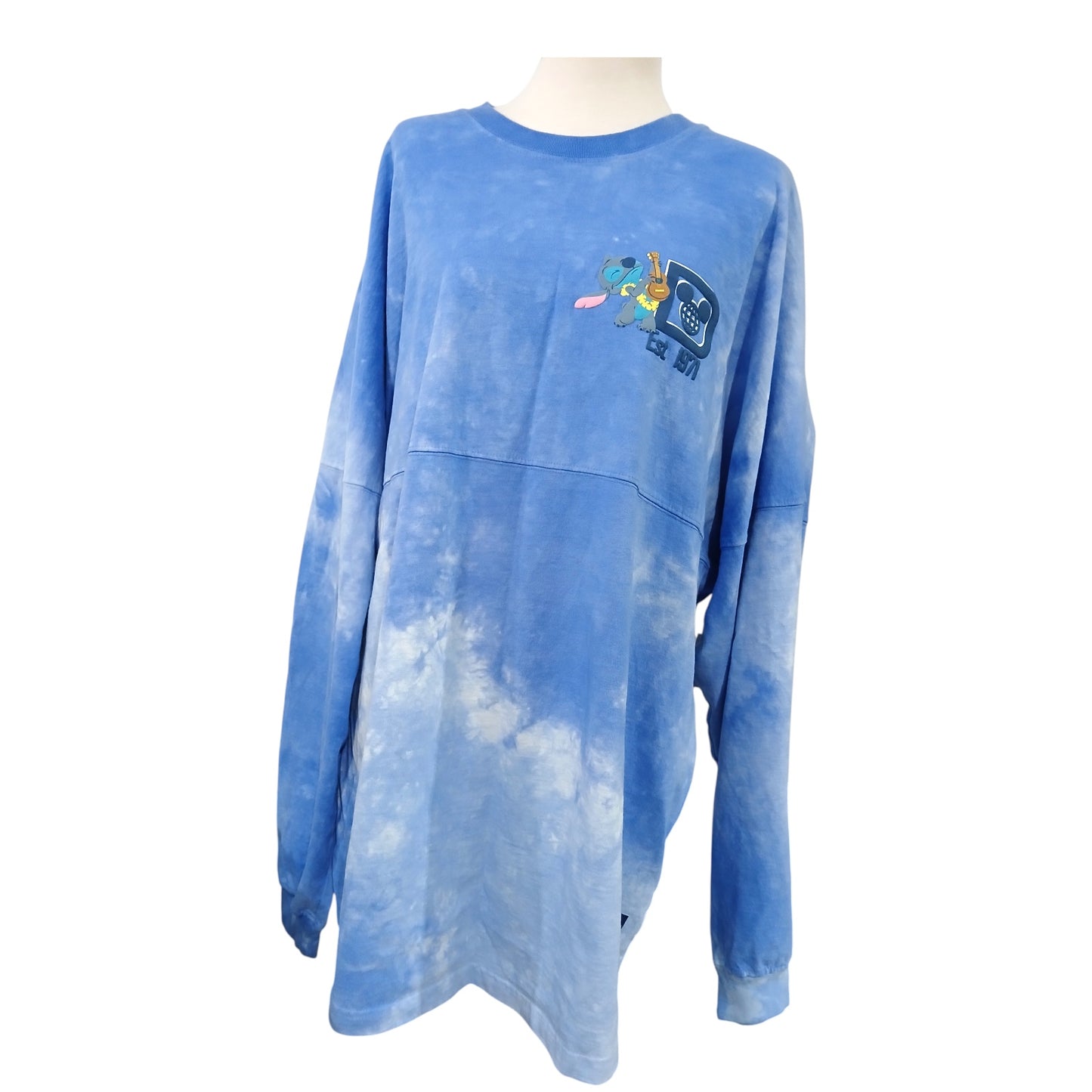 Disney Stitch Hawaiian Aloha Spirit Jersey – Size 2XL 🌺👽💙✨