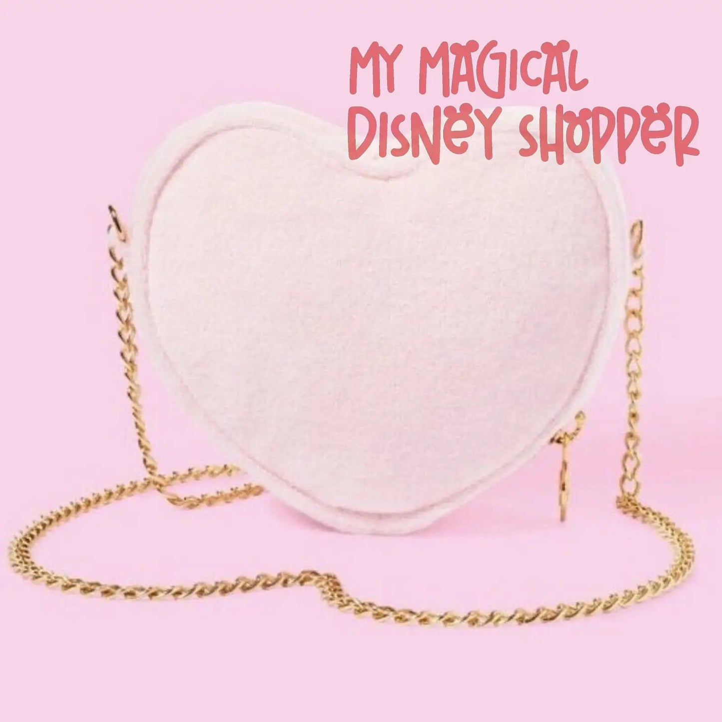Stoney Clover Lane Pink Terry Cloth Heart Crossbody