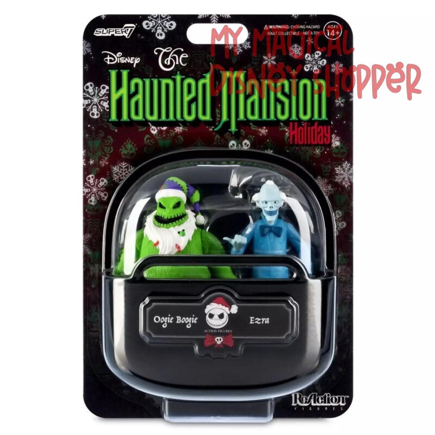 Super7 Disney The Haunted Mansion Holiday Oogie Boogie & Ezra Figure