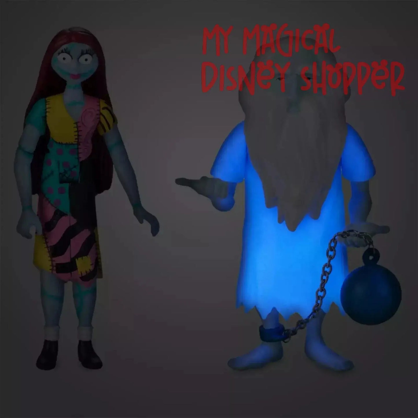 Super7 Disney The Haunted Mansion Holiday Sally & Gus Action Figure Set