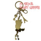 The Aristocats Marie Kitty Gold Keychain Bag Clip