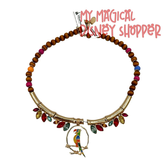 The Enchanted Tiki Room Tiki Bird Bamboo Disney Necklace