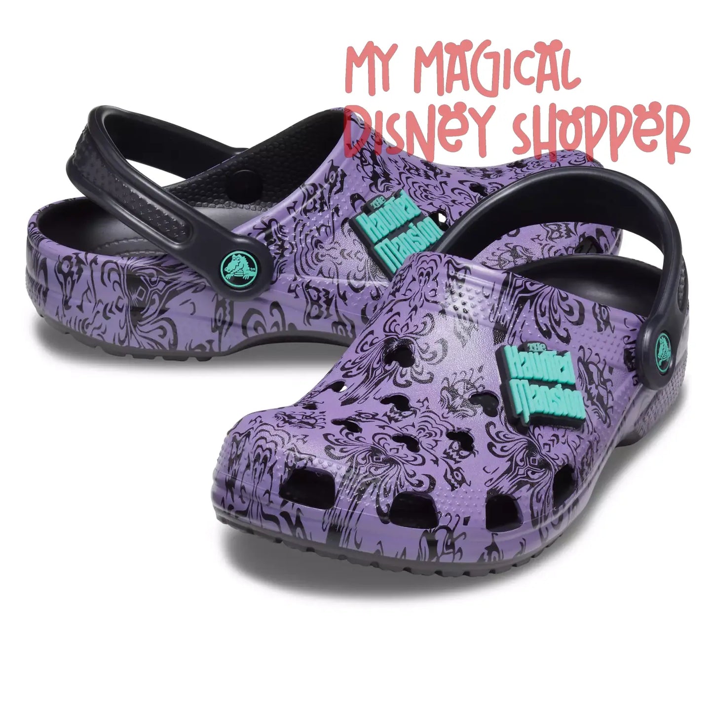 The Haunted Mansion Wallpaper Clogs for Adults by Crocs