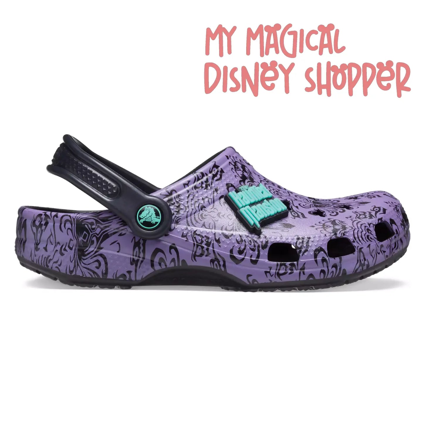 The Haunted Mansion Wallpaper Clogs for Adults by Crocs