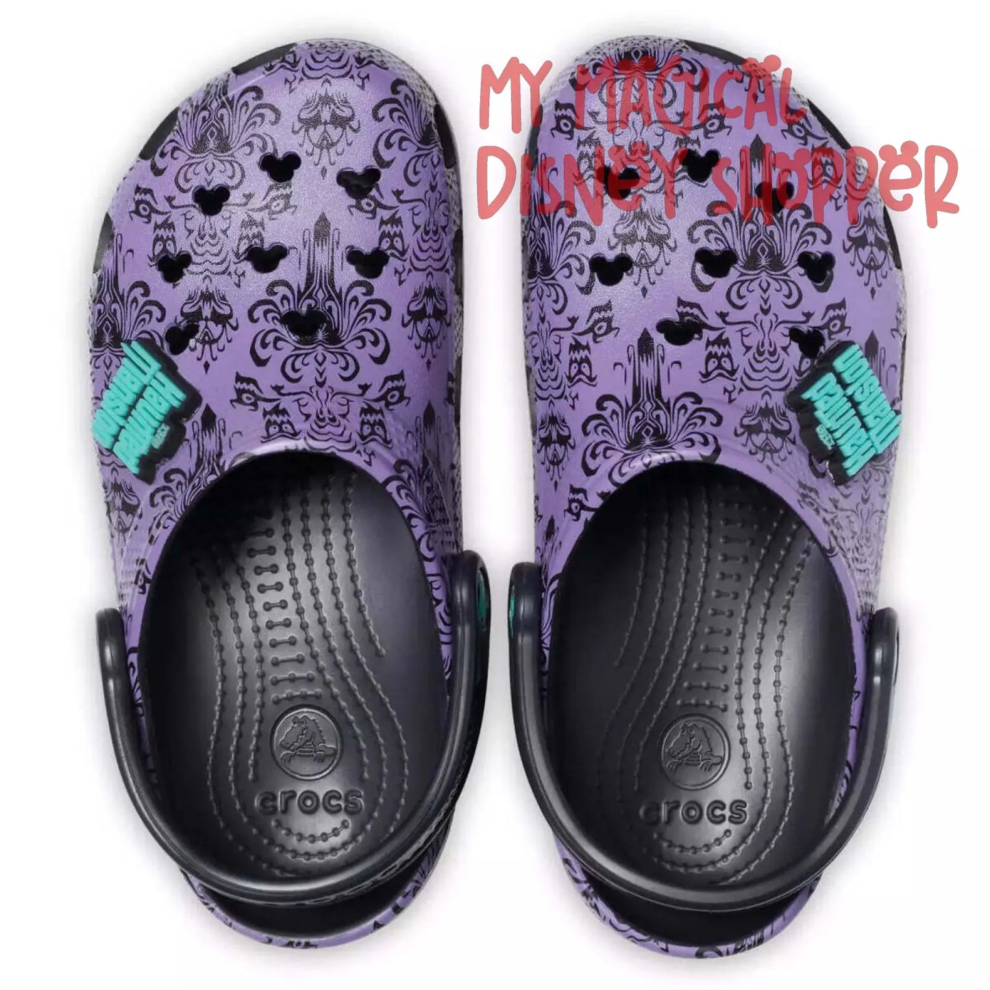 The Haunted Mansion Wallpaper Clogs for Adults by Crocs