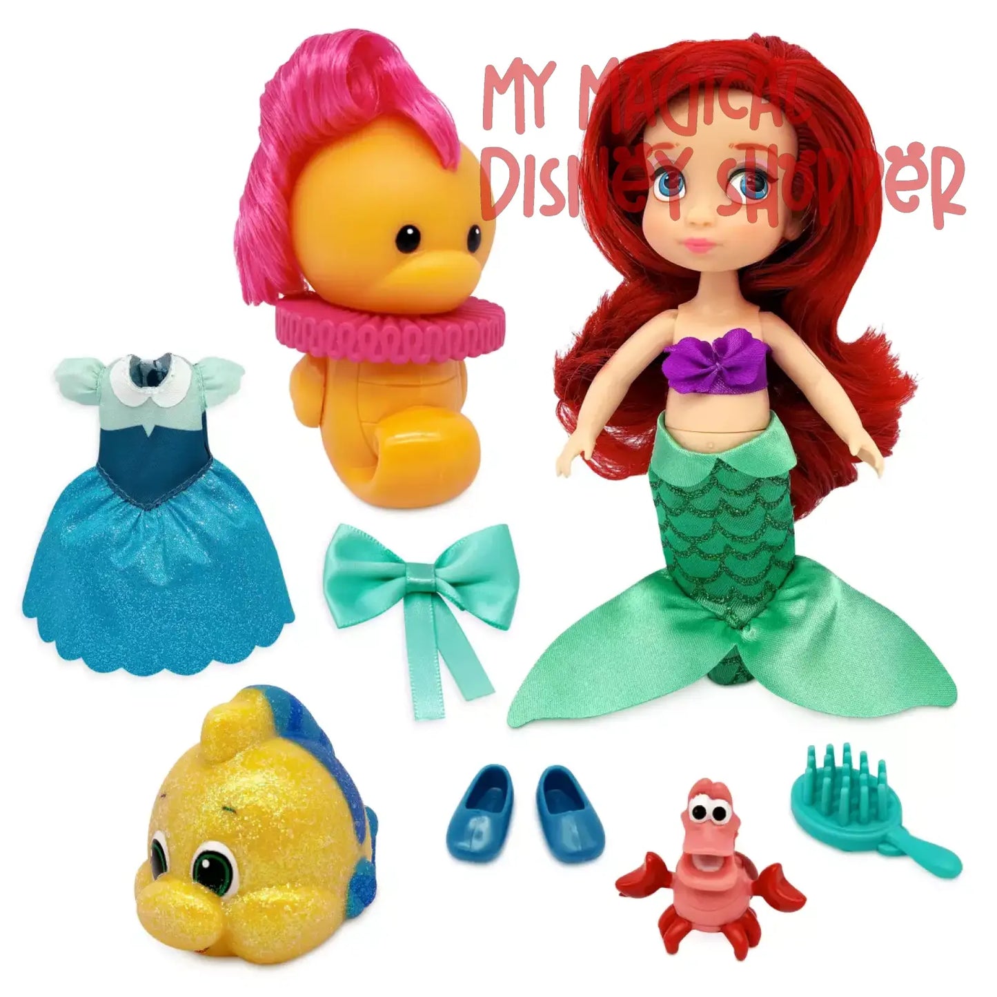 The Little Mermaid Ariel Disney Animators' Collection Mini Doll Play Set