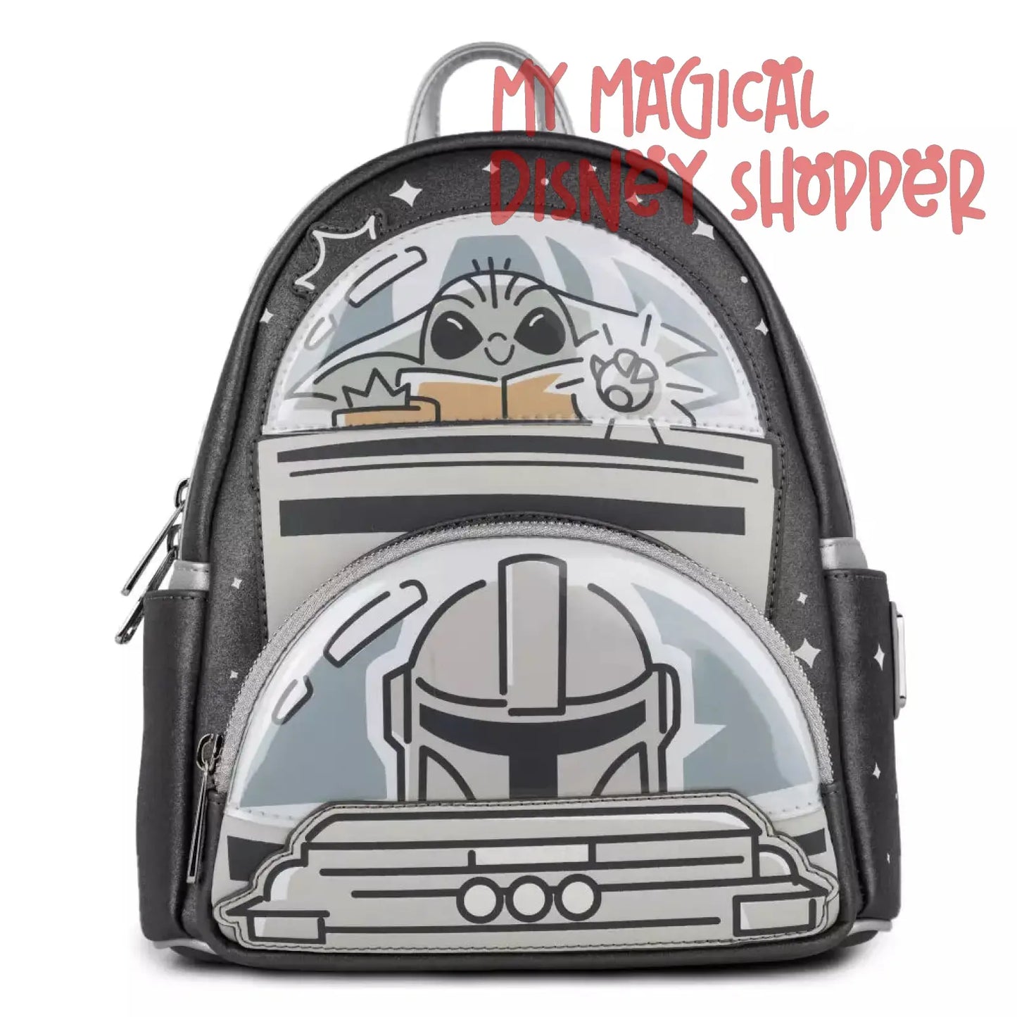 The Mandalorian and Grogu Loungefly Mini Backpack