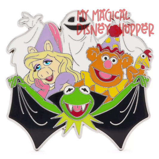 The Muppets Halloween Pin - Kermit the Frog, Miss Piggy, Fozzie Bear
