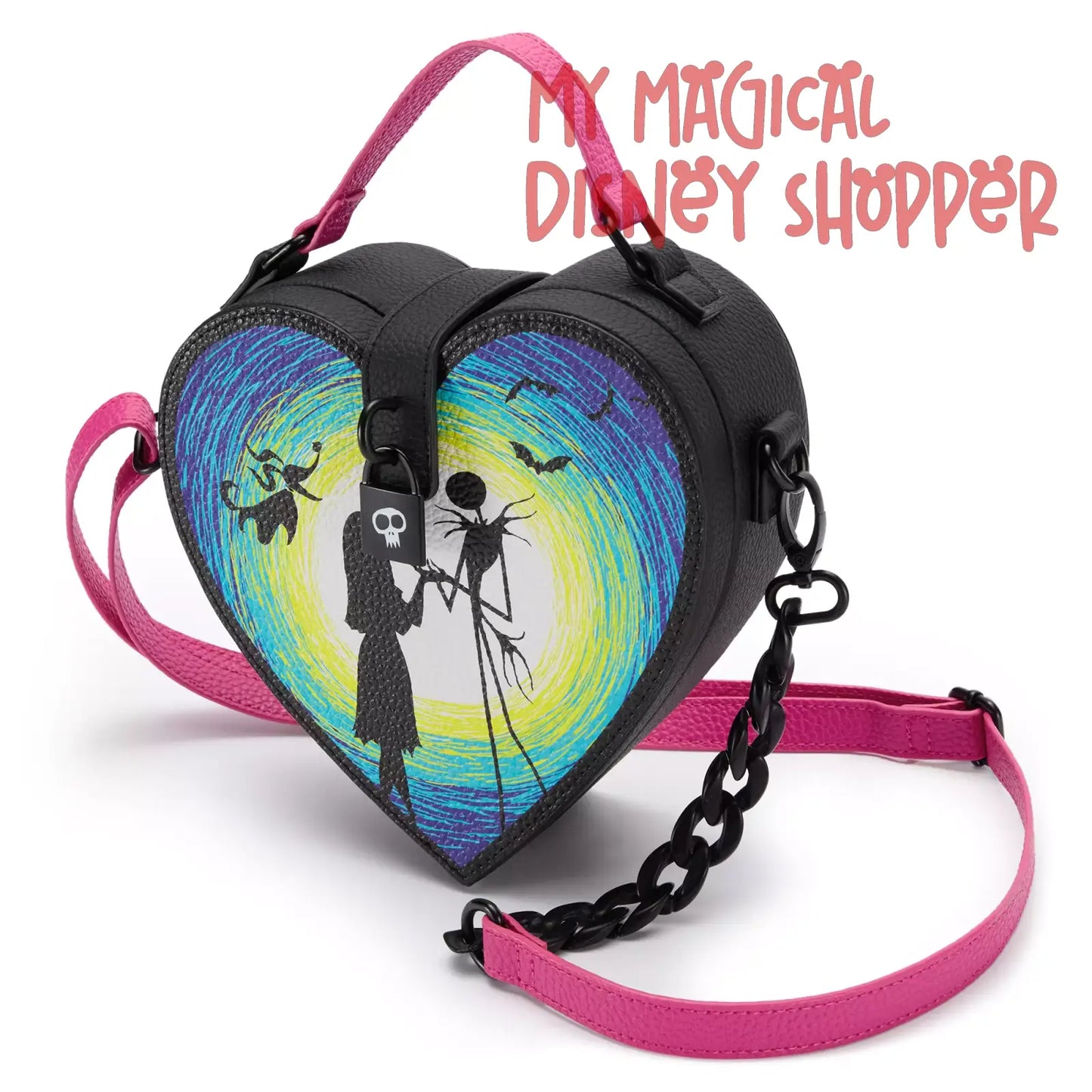 The Nightmare Before Christmas Heart Crossbody Bag