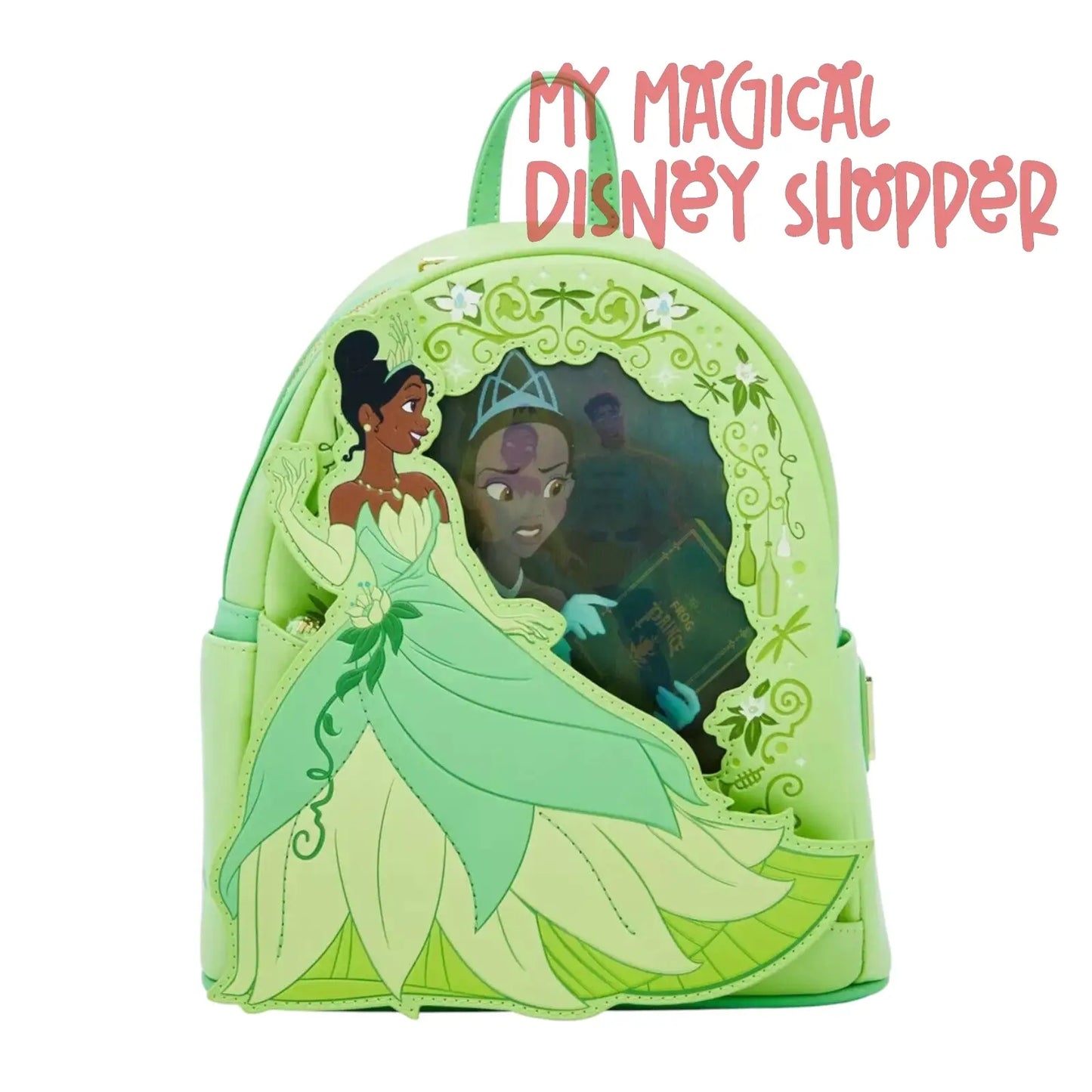 The Princess and the Frog Tiana Lenticular Mini Loungefly Backpack
