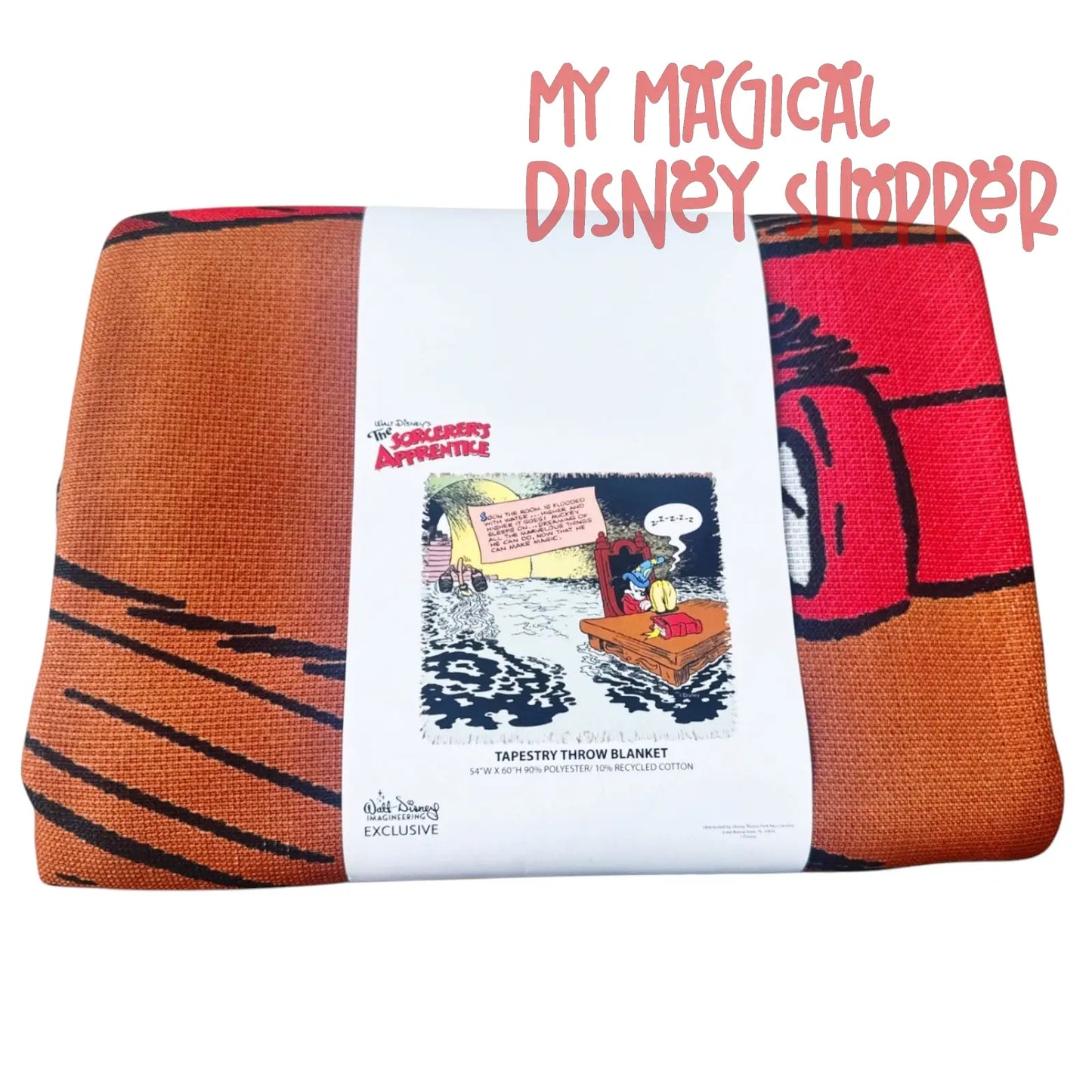 The Sorcerer’s Apprentice Tapestry Throw Blanket – Walt Disney Imagineering ✨🪄🐭