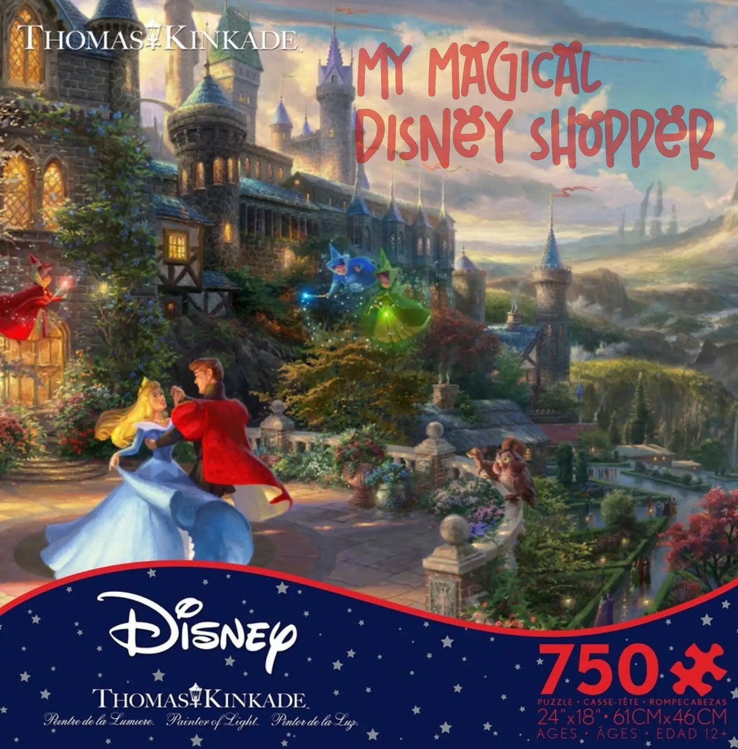 Thomas Kinkade Disney Dreams: Sleeping Beauty Enchanting - 750pc Jigsaw Puzzle by Ceaco