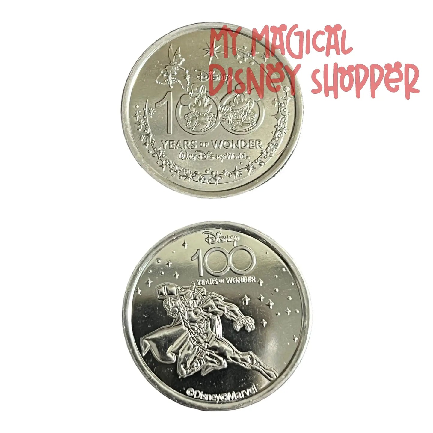 Thor Disney 100 Silver Medallion