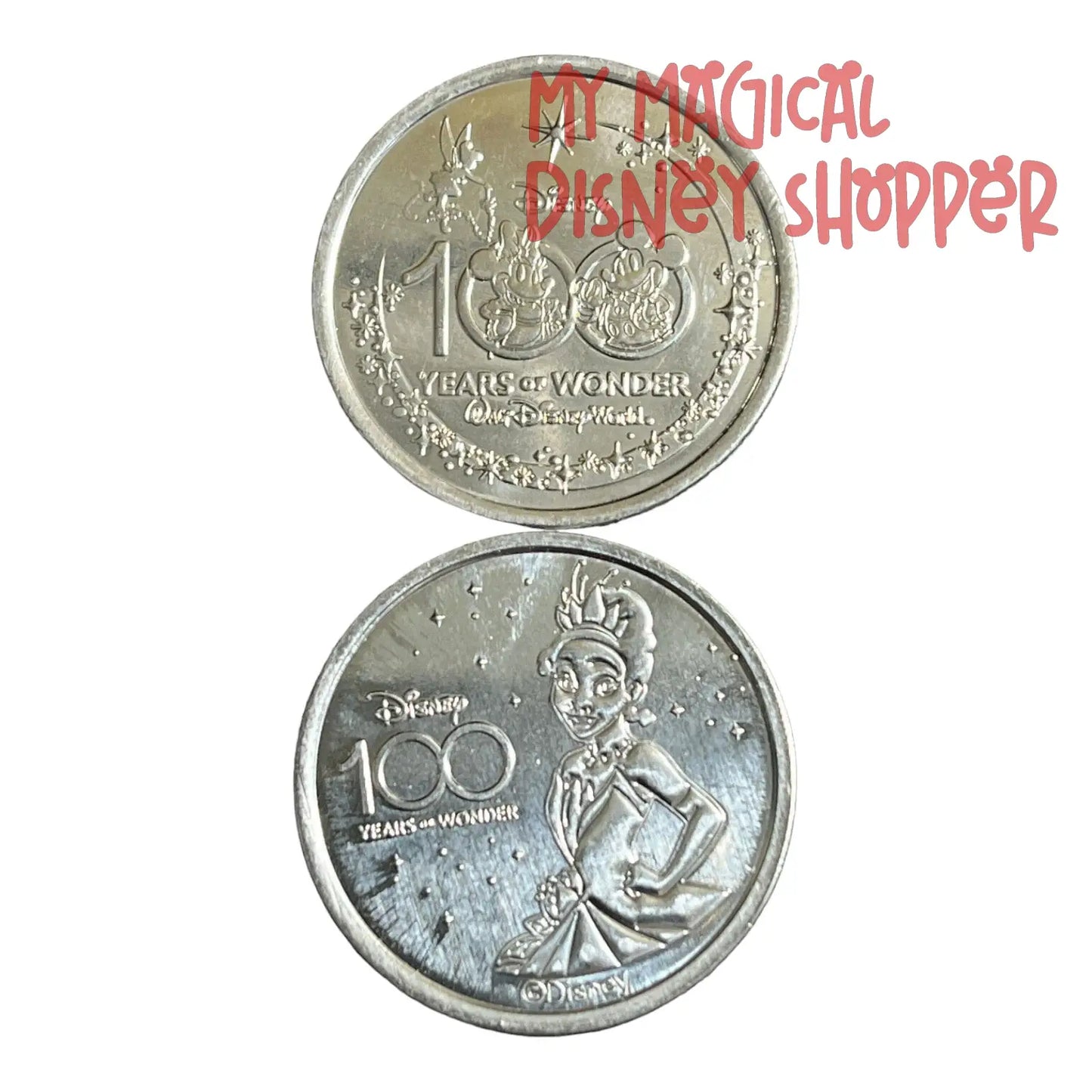 Tiana Disney 100 Silver Medallion - Princess and the Frog