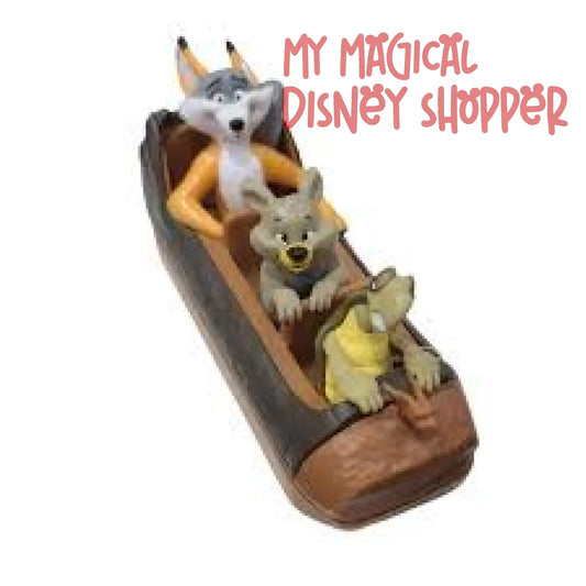 Tiana's Bayou Adventure Pull Back Log Ride Vehicle