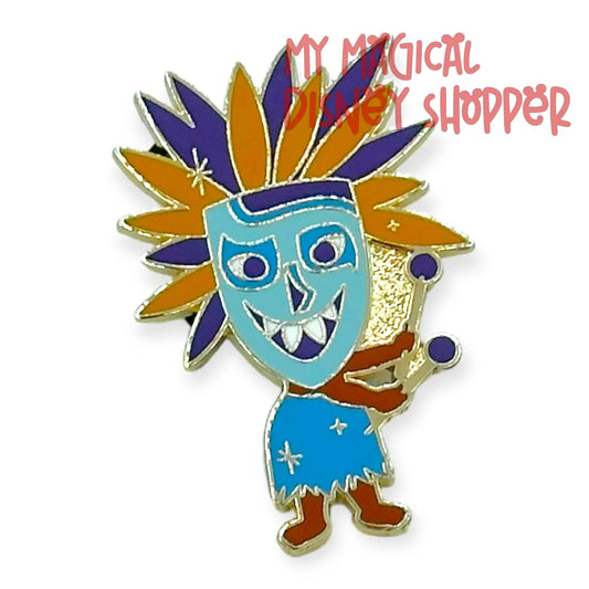 Tiki Room Drummer Walt Disney World 50th Anniversary Pin